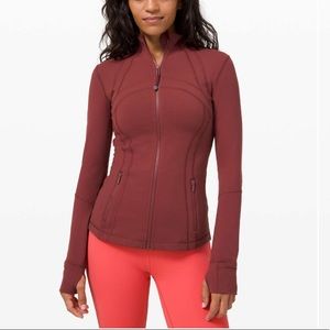 Lululemon Athletica Burgundy Zip-Up Jacket